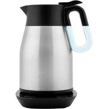 Gastroback Чайник 42426, 2200 W, 1,7 L, 16 A, 220-240 V, 50/60 Hz, Нержавеющая сталь, LCD, Без провода, 240 мин (42426)