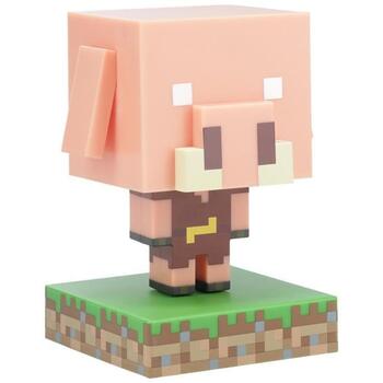Paladone Minecraft Piglin иконка свет PP14431MCF, 12см, 2xAAA, LED, пластик, без автоотключения (PP14431MCF)