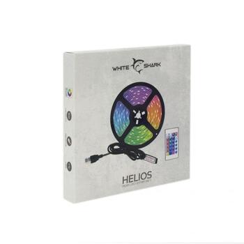 White Shark LED лента HELIOS-5, 5 м, 5-12 В, IP65, 30 светодиодов, 5 Вт, пульт дистанционного управления (HELIOS-5)