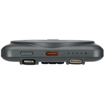 Rivacase Power Bank VA2607, 5000mAh, 15W беспроводная зарядка, 22.5W, 2 кабеля, встроенная подставка, зарядка iWatch (VA2607)