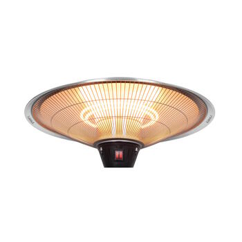 Eurom PD2101 XXL RVS infrasarkanais terases sildītājs grīdas 2100W IP44 3 jaudas līmeņi līdz 20m2 (335545)