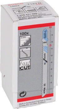 100 figūrzāģa asmeņi T 127 D Special for Alu, Figūrzāģiem PRO ALU T127D FIGŪRZĀĢA ASMENS, 2608631966, BOSCH (2608631966)