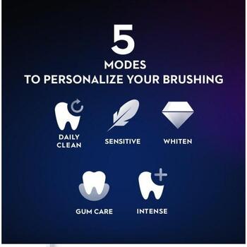 Braun elektriskā zobu birste Oral-B iO 6 377269, 1 uzgalis, 5 režīmi, 1 ātrums, spiediena sensors, taimeris, Bluetooth (iO6 Grey Opal)
