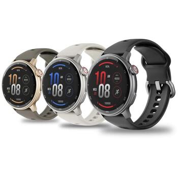 Stelio Sporta viedpulkstenis STSWA101GD, 1.43'', 466 × 466 px, GPS, Bluetooth, 400 mAh, 3 ATM, alumīnijs (STSWA101GD)