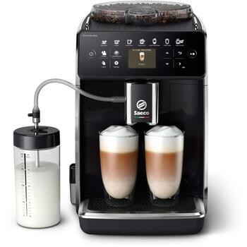 Philips кофемашина SM6480/00, мощность 1500 Вт, объем резервуара для воды 1.8 л, 14 программ, TFT дисплей, черный (SM6480/00)