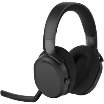 Fractal Design Беспроводные игровые наушники FD-HS-SCA1-01, Bluetooth, 2.4 GHz, 40ч, 20-20000Гц, 3 микрофона, LED подсветка (FD-HS-SCA1-01)
