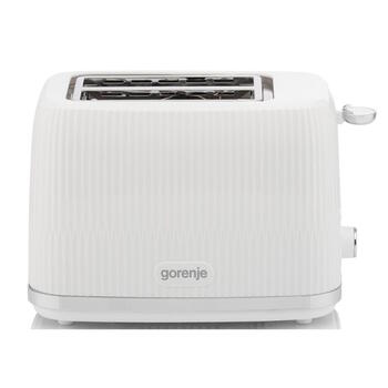 Gorenje T850DPW tosteris maizes grauzdēšanai 850W 2 šķēles atkausēšana uzsildīšana 7 līmeņi Balts (T850DPW)