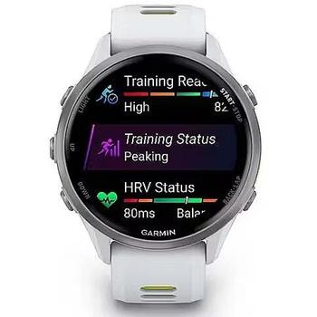 Garmin Умные часы Forerunner 970 010-02969-11, 3,56 см AMOLED, 454 x 454 пикселей, 26 ч GPS, 360 ч, 15 дней, 5 ATM (010-02969-11)