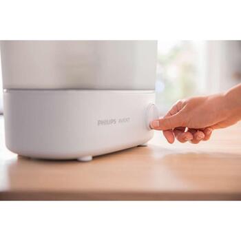 Philips Avent паровой стерилизатор SCF291/00, для 6 бутылочек, 10 мин, 99,9% микробов, PP, 304x183x359 мм (SCF291/00)