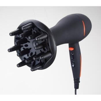 Jata Фен SC56B, 2000 W, 230 V, 3 скорости, 3 температурных режима, диффузор, концентратор, холодный воздух, 2 насадки (SC56B)
