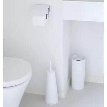 Brabantia держатель туалетной бумаги 414565, нержавеющая сталь, 160g, 1.8x13.4x15.9cm, регулируемый стержень (414565)