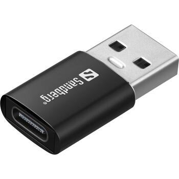 Sandberg Наушники USB-C/A In-Earset с линейным микрофоном 126-50, 20-20000 Гц, 95 дБ, 16 Ω, 1,2 м, стерео, черный (126-50)