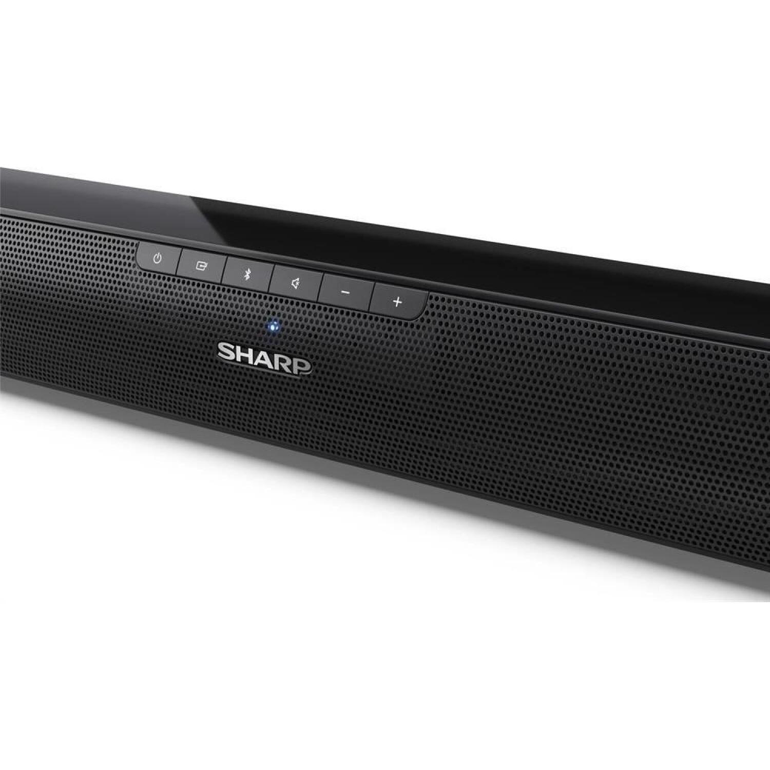 Sharp Звуковая панель HT-SB100, 75Вт, 80см, HDMI ARC/CEC, AUX, Bluetooth, USB, Гладкий черный (HT-SB100)