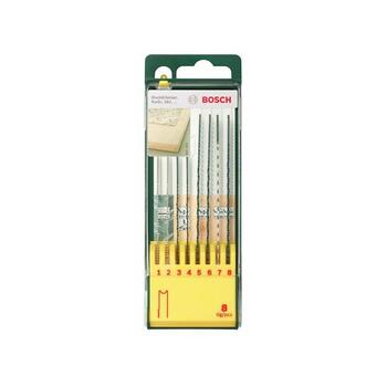 Figūrzāģu komplekts ar U-kātu 8-daļīgs, 2607019459, BOSCH (2607019459)