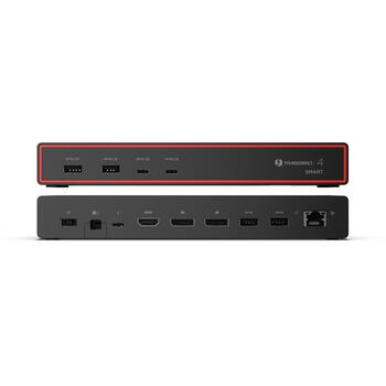 Lenovo ThinkPad Thunderbolt 4 Smart Dock 7500 40BE0135EU, 2 x DisplayPort, 1 x HDMI, 100 W, 2 x USB-A, 2 x USB-C, 2.5 GbE (40BE0135EU)