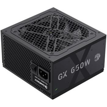 Gamemax barošanas bloks GX 650GF, 650 W, Zelta, Pilnībā modulārs, 110-240 V, 120 mm ventilators (GX 650GF)
