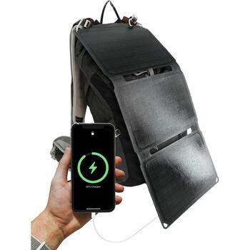 Denver Солнечная панель SOP-10200 117250200000, 20 W, USB-A 5V-3A, QC3.0, DC 5-18V, складной, монокристаллический кремний (117250200000)