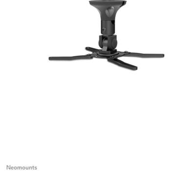 Neomounts projektora griestu stiprinājums BEAMER-C50, augstums 185 mm, maksimālā slodze 10 kg, melns, 360° pagrieziens (BEAMER-C50)