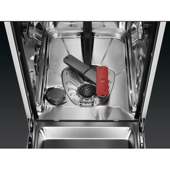 AEG FSE73527P trauku mazgājamā mašīna iebūvējamā, 45 cm, 10 komplekti, 44 dB, D, 67 kWh/100, 9.9 l, AirDry, TimeBeam (FSE73527P)