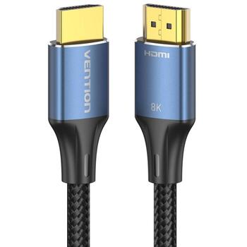 Vention HDMI кабель ALGLI, 8K@60Hz, 48Gbit/s, 3м, с заземлением, Dolby Vision, 3D, динамический HDR (ALGLI)