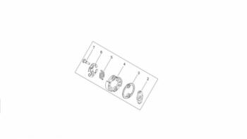 Комплект сцепления SRM-520ES/U, B510S, ECHO, P021047140 (P021047140)