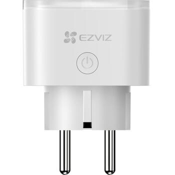 Ezviz Smart Plug CS-T31-16E-EU, 3680W, AC 230V, IP20, 2.4GHz Wifi, balts (CST3116EEU)