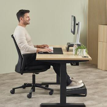Fellowes Breyta klaviatūras roku balsts 100142575, 47cm, 6cm, 1.75cm, Silikons, Patentēta HEX Cushion Technology (100142575)