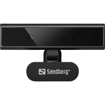 Sandberg веб-камера 134-43, 1920x1080, 2 МП, USB-C, 1.5 м кабель, встроенный микрофон, Windows Hello (134-43)