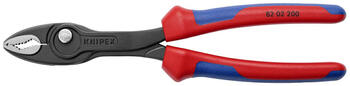 Плоскогубцы с плоскими концами TwinGrip 200 мм 8202200 KNIPEX (82 02 200)