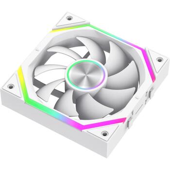 Gamemax Kaste ventilators FN12A-N2 WL-W, 120mm, 58.6cfm, 800-2000rpm, 30.6dBA, Hidrauliska gultņi, 4-pin PWM (FN12A-N2 WL-W)