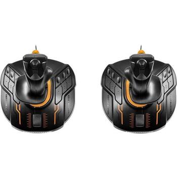 Thrustmaster джойстик T.16000M FCS Space Sim Duo 2960815, 2 шт, USB, аналоговый/цифровой, ПК, 30 кнопок, 4 оси, H.E.A.R.T (2960815)