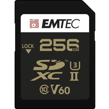 Emtec Карта памяти ECMSD256GUHS2V60, 256GB, 300MB/s, 160MB/s, UHS-II, V60 (ECMSD256GUHS2V60)