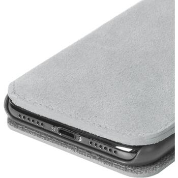 Krusell Broby 4 Card SlimWallet 61431, 14,7cm, Folio, Pelēks, Zamšāda, Aizsardzība pret skrāpējumiem, Putekļu drošs (61431)
