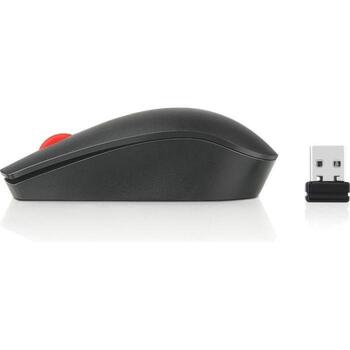 Lenovo Беспроводная мышь 4X30M56887, 1200 DPI, 3 кнопки, симметричный дизайн, черный. (4X30M56887)
