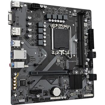 Gigabyte B760M E mātesplate, LGA 1700, Intel B760, DDR5, 2x DIMM, 128GB, 7200MHz, Micro-ATX, 2x M.2, 4x SATA III, 1GbE LAN (B760M E)