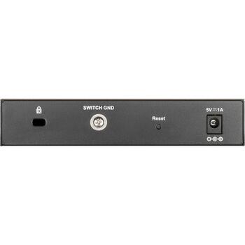 D-Link коммутатор DGS-1100-08V2/E, 8x 10/100/1000, 16 Гбит/с, L2, управляемый, настольный, внешний блок питания, безвентиляторный (DGS-1100-08V2/E)