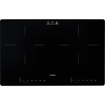 Severin DK 1033, 2 plīts virsmas, 22cm, 3400W, 10 jaudas līmeņi, 60-240°C, skārienekrāns, taimeris, auto izslēgšanās (1033)