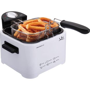 Jata Фритюрница FR278, 2,5 L, 2000 W, белый, регулируемый термостат, холодный ручка, легкая очистка (FR278)