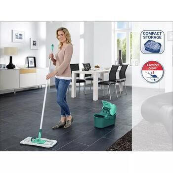 Leifheit Profi Compact Press 1055080, grīdas uzkopšanas spainis, 8L, kompakta, ar pedāli (1055080)