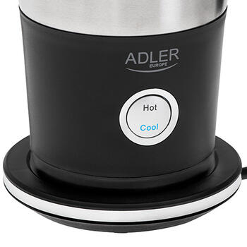 Компактный и удобный вспениватель молока 600 W 300 мл Черный AD4497 Adler (AD 4497)