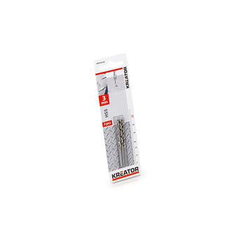 HSS urbis metālam 3x61mm (3gab.) KRT010105 KREATOR (KRT010105)