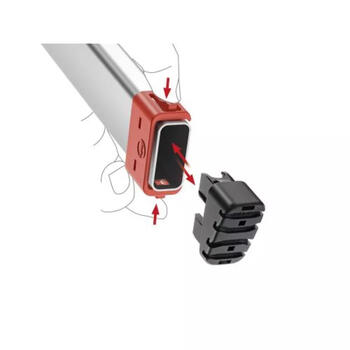 Hailo EasyClix Garden комплект сменных накладок 039948001, 4 накладки, 2 кронштейна, консоль для хранения, совместим с L100, L80 (039948001)
