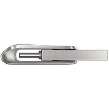 Sandisk Ultra Dual Drive Luxe USB zibatmiņas disks SDDDC4-032G-G46, 32GB, USB Type-A / USB Type-C, 3.2 Gen 1, 150MB/s, metāls (SDDDC4-032G-G46)