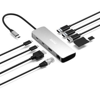 PORT DESIGNS Docking Type C 9 In 1 - 1 X 4K HDMI - Pd 85W - Retail Btoc Only | PORT CONNECT (900164)