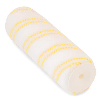 Rullis 25cm Ø47mm, plūksna 7mm, poliamīds, dzeltenas svītras 84312502 COLOR EXPERT (84312599)