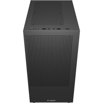 Fsp корпус S110-B, Micro ATX, Mini-ITX, 4x слотов расширения, 1x USB 3.0, 2x USB-A, аудиовыход, микрофон, черный (S110-B)