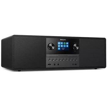 Philips TAM6805/10 микро музыкальная система, 50 Вт, CD, Bluetooth, DAB+, интернет-радио, USB, черный (TAM6805/10)