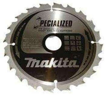 Zāģripa Kokam ar naglām 185X2X30mm 25° T20 SPECIALIZE MAKITA (B-33102)
