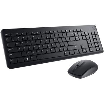 Dell klaviatūra un pele KM3322W 580-AKGK, 2.4 GHz, 3 pogas, bezvadu savienojums, akumulatori iekļauti, ukraiņu (580-AKGK)