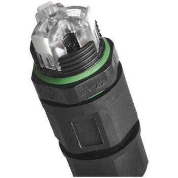 Emos Пластиковый кабельный соединитель ZS9020, 16A, 250V, 50/60Hz, IP68, черный, защита от мерцания, защита IK08 (ZS9020)